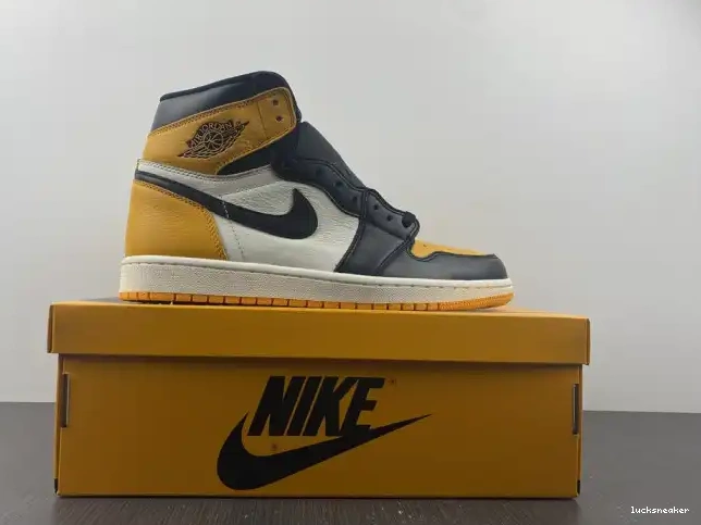Rep LUCY Jordan 555088-711 Air 1 High Toe OG Yellow 0614